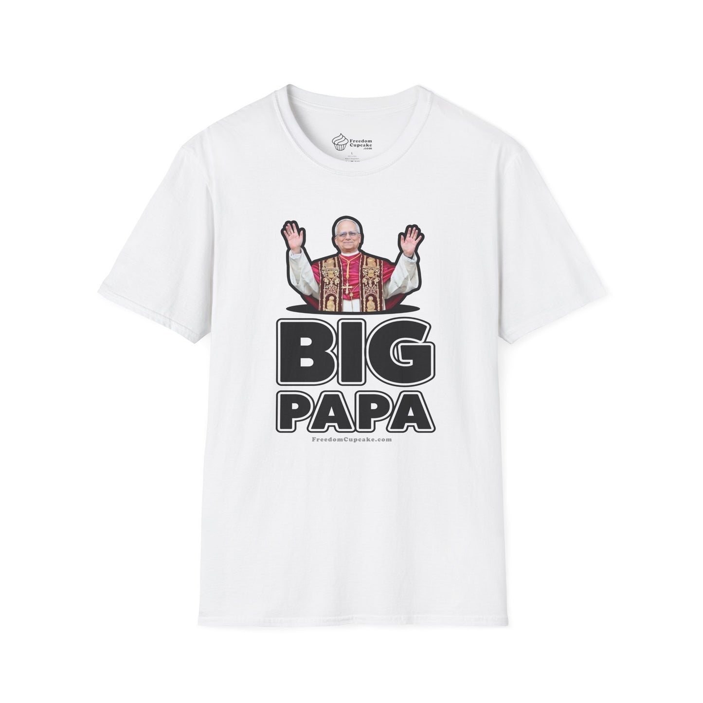 Big Papa T-Shirt American Pope Leo XIV, Father's Day Gift, Family Reunion Shirt, Patriotic Tee, Cool Dad Top