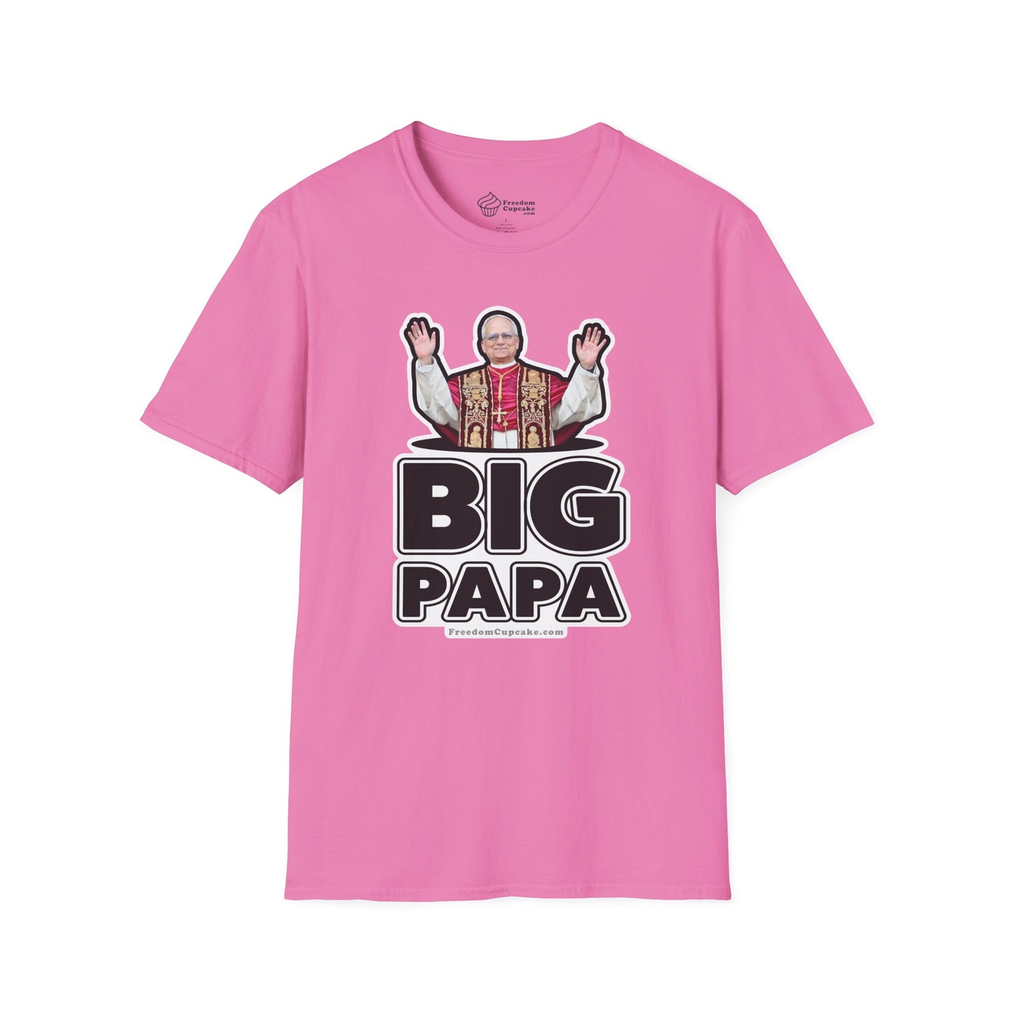 Big Papa T-Shirt American Pope Leo XIV, Father's Day Gift, Family Reunion Shirt, Patriotic Tee, Cool Dad Top