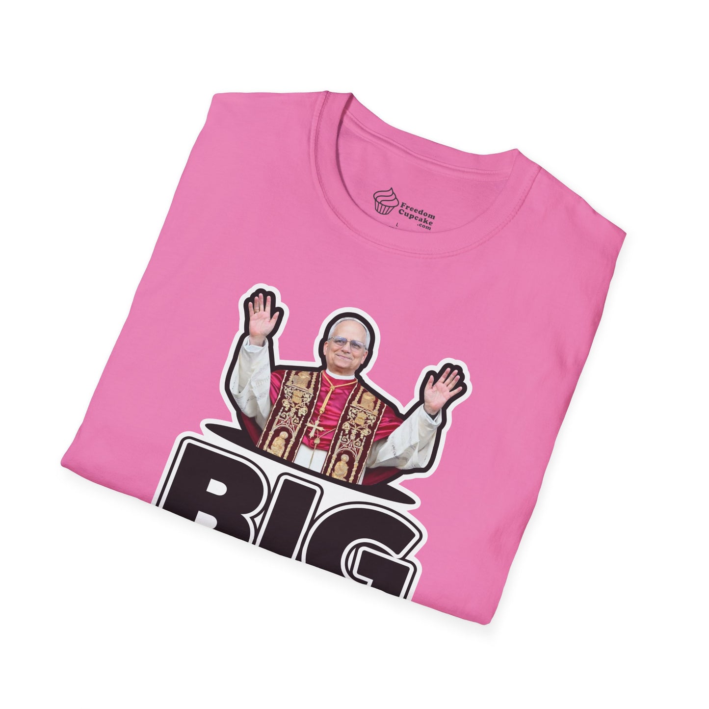 Big Papa T-Shirt American Pope Leo XIV, Father's Day Gift, Family Reunion Shirt, Patriotic Tee, Cool Dad Top