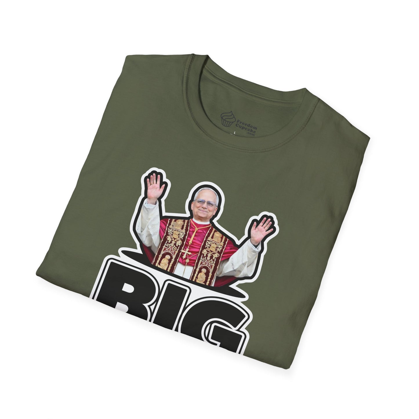 Big Papa T-Shirt American Pope Leo XIV, Father's Day Gift, Family Reunion Shirt, Patriotic Tee, Cool Dad Top