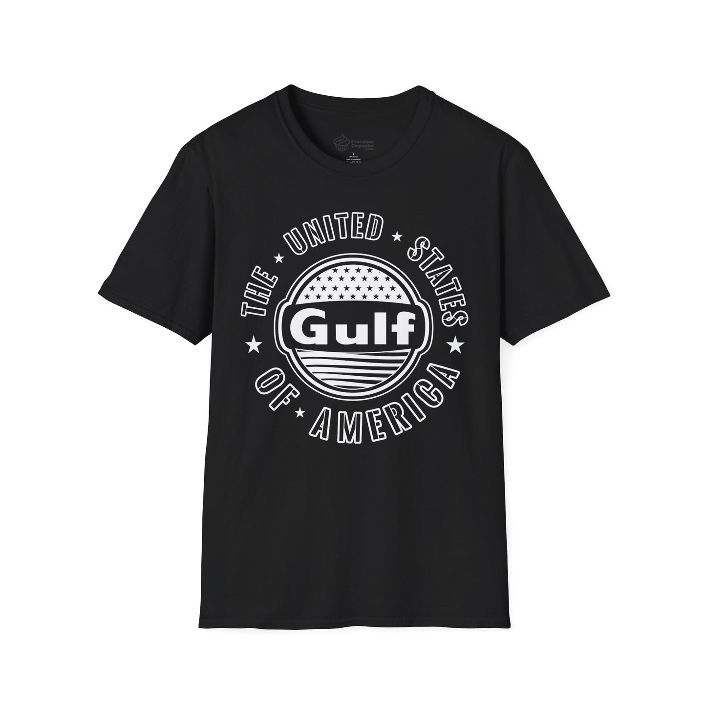 Gulf of America Unisex Softstyle T-Shirt - fresh new change, ocean lover gift, beach vibes tee, coastal vacation shirt, summer holiday top,