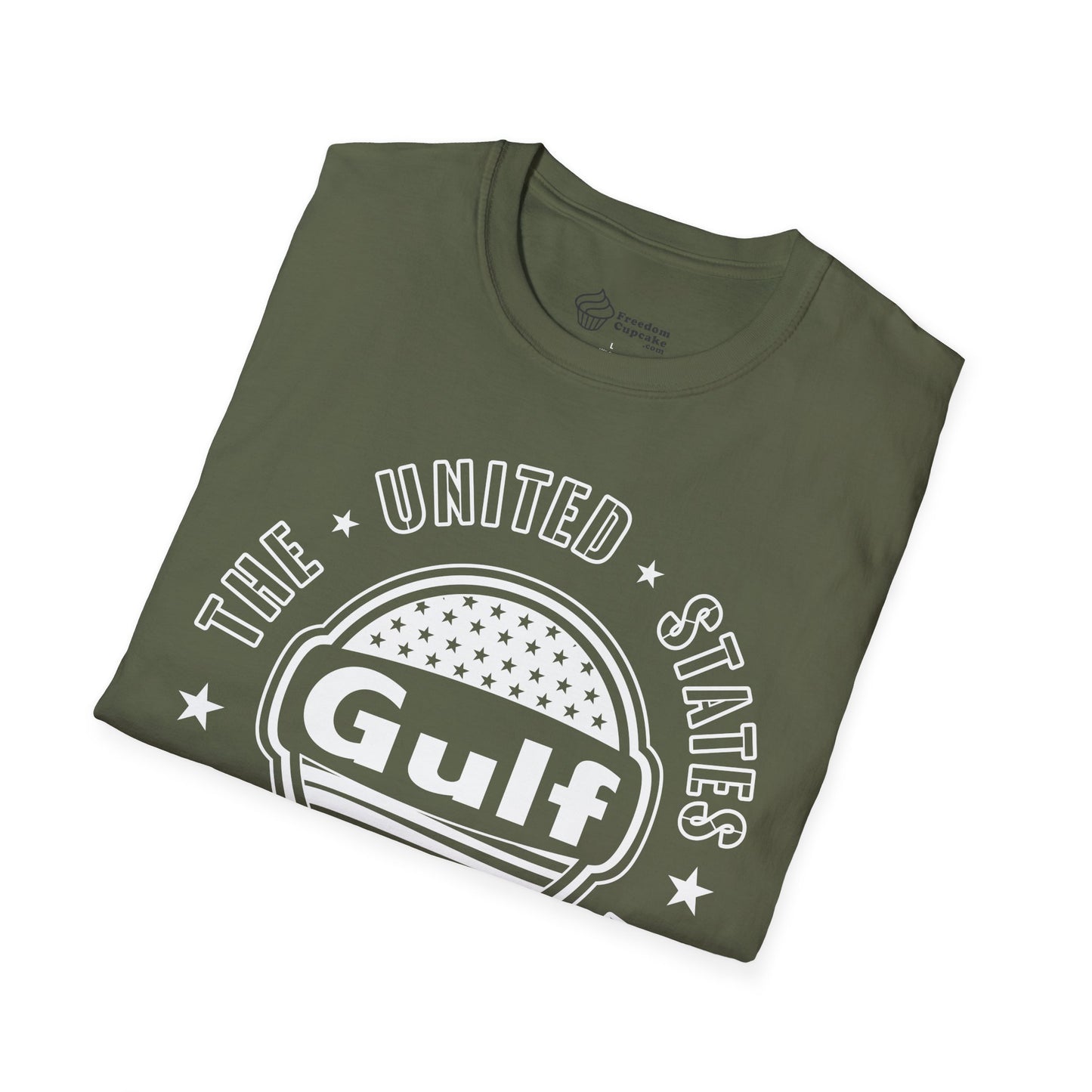 Gulf of America Unisex Softstyle T-Shirt - fresh new change, ocean lover gift, beach vibes tee, coastal vacation shirt, summer holiday top,