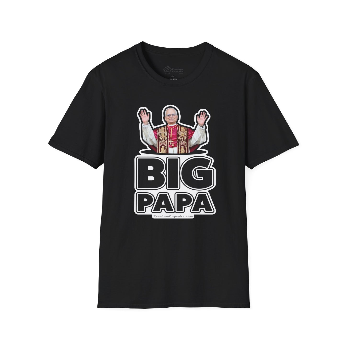 Big Papa T-Shirt American Pope Leo XIV, Father's Day Gift, Family Reunion Shirt, Patriotic Tee, Cool Dad Top