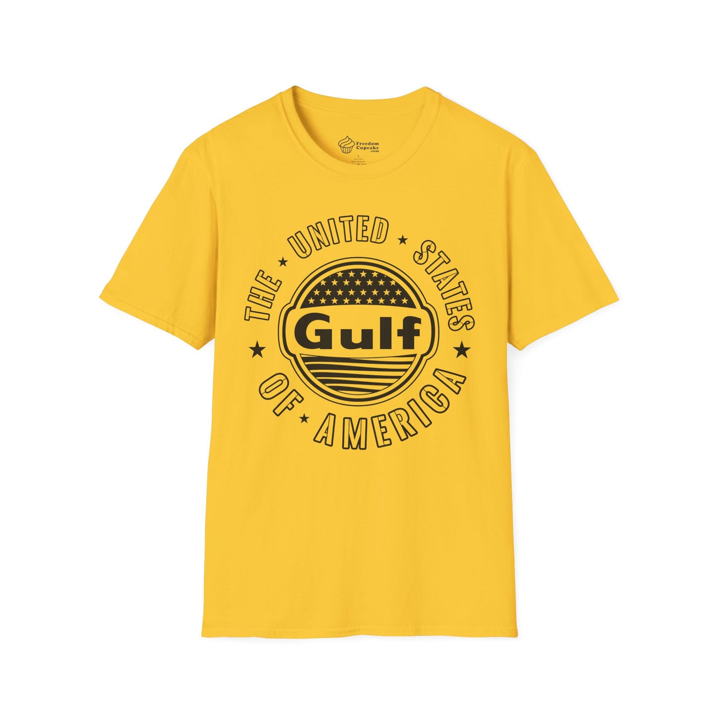 Gulf of America Unisex Softstyle T-Shirt - fresh new change, ocean lover gift, beach vibes tee, coastal vacation shirt, summer holiday top,