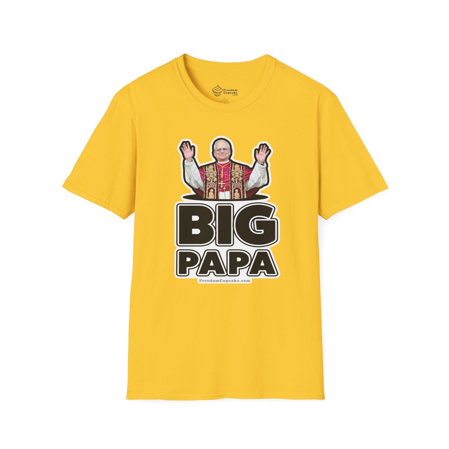 Big Papa T-Shirt American Pope Leo XIV, Father's Day Gift, Family Reunion Shirt, Patriotic Tee, Cool Dad Top