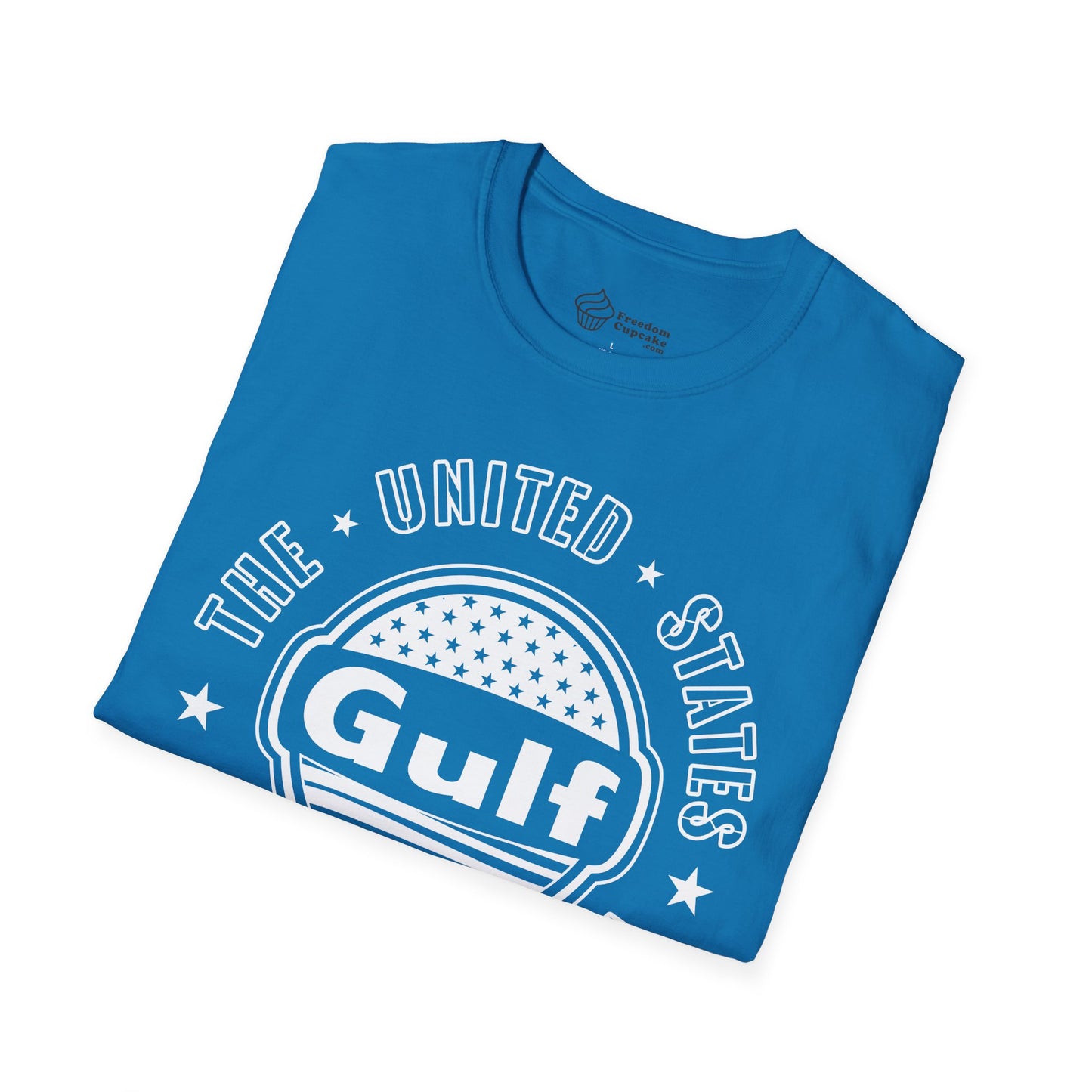 Gulf of America Unisex Softstyle T-Shirt - fresh new change, ocean lover gift, beach vibes tee, coastal vacation shirt, summer holiday top,