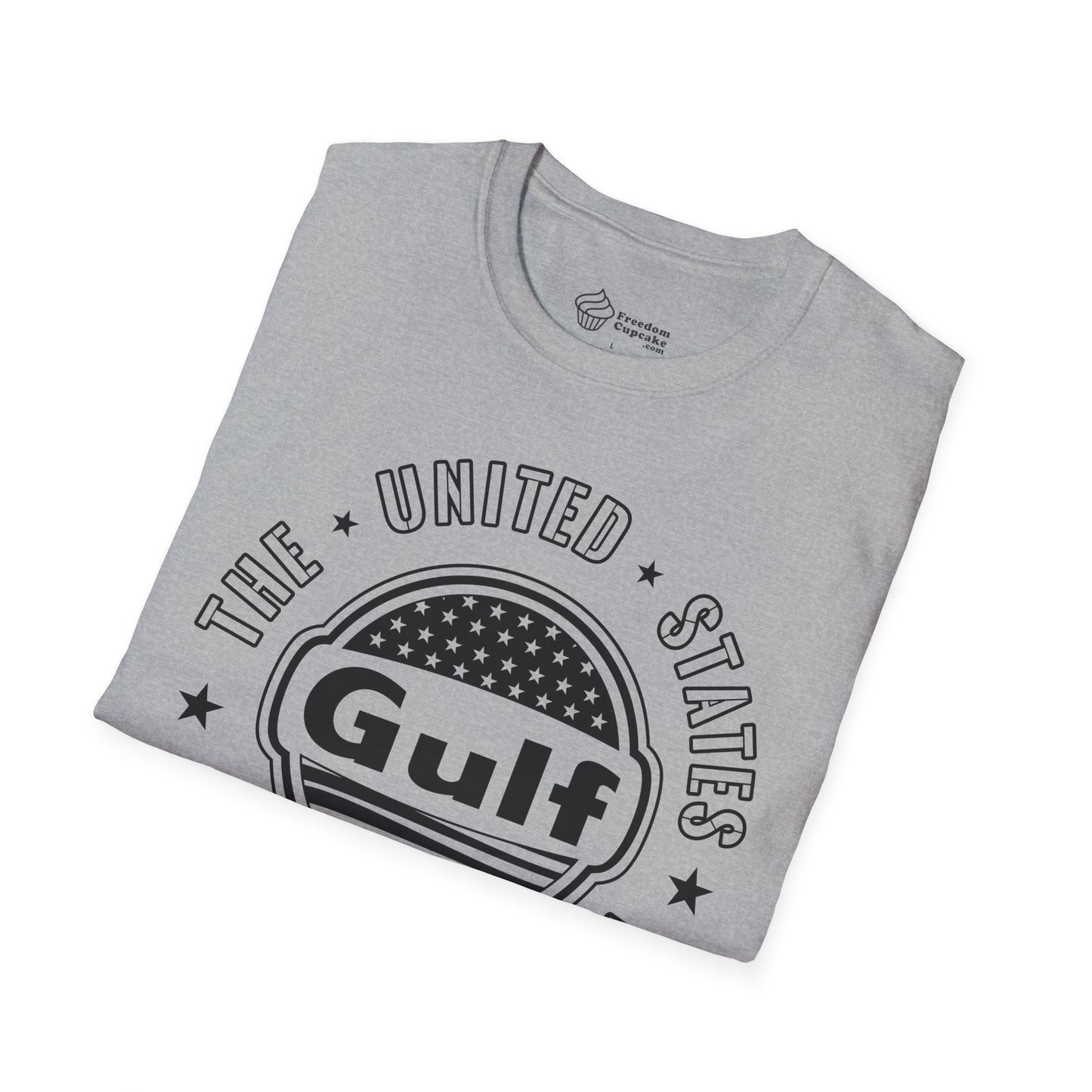 Gulf of America Unisex Softstyle T-Shirt - fresh new change, ocean lover gift, beach vibes tee, coastal vacation shirt, summer holiday top,